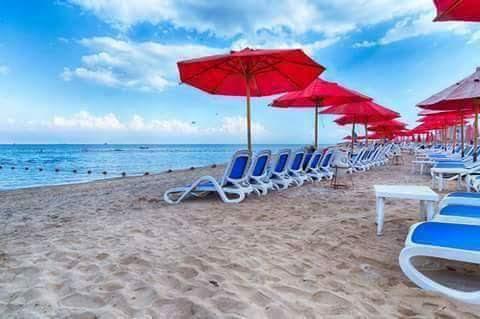 Chalet Porto South Beach - Beach Front Sea View Ain Sukhna Ngoại thất bức ảnh