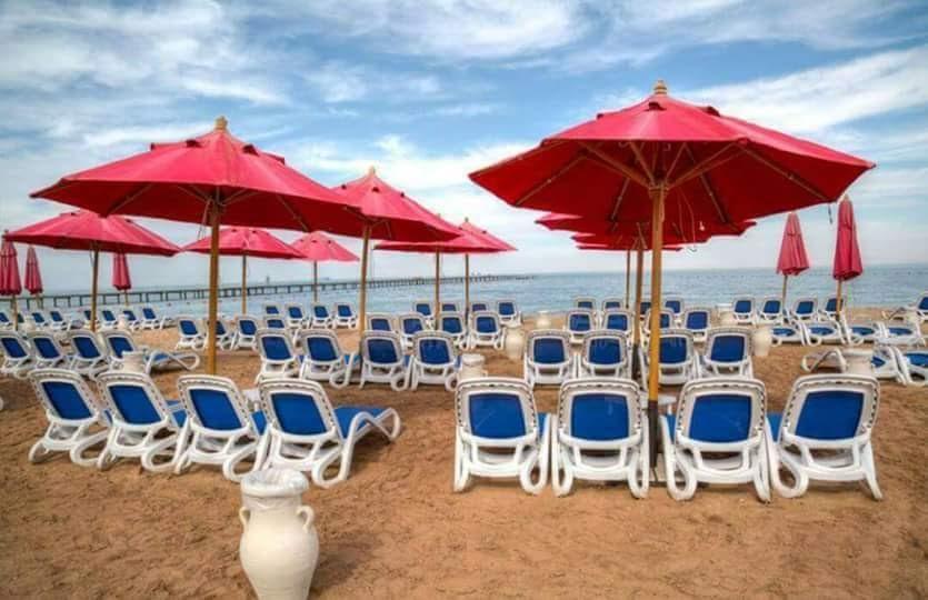 Chalet Porto South Beach - Beach Front Sea View Ain Sukhna Ngoại thất bức ảnh